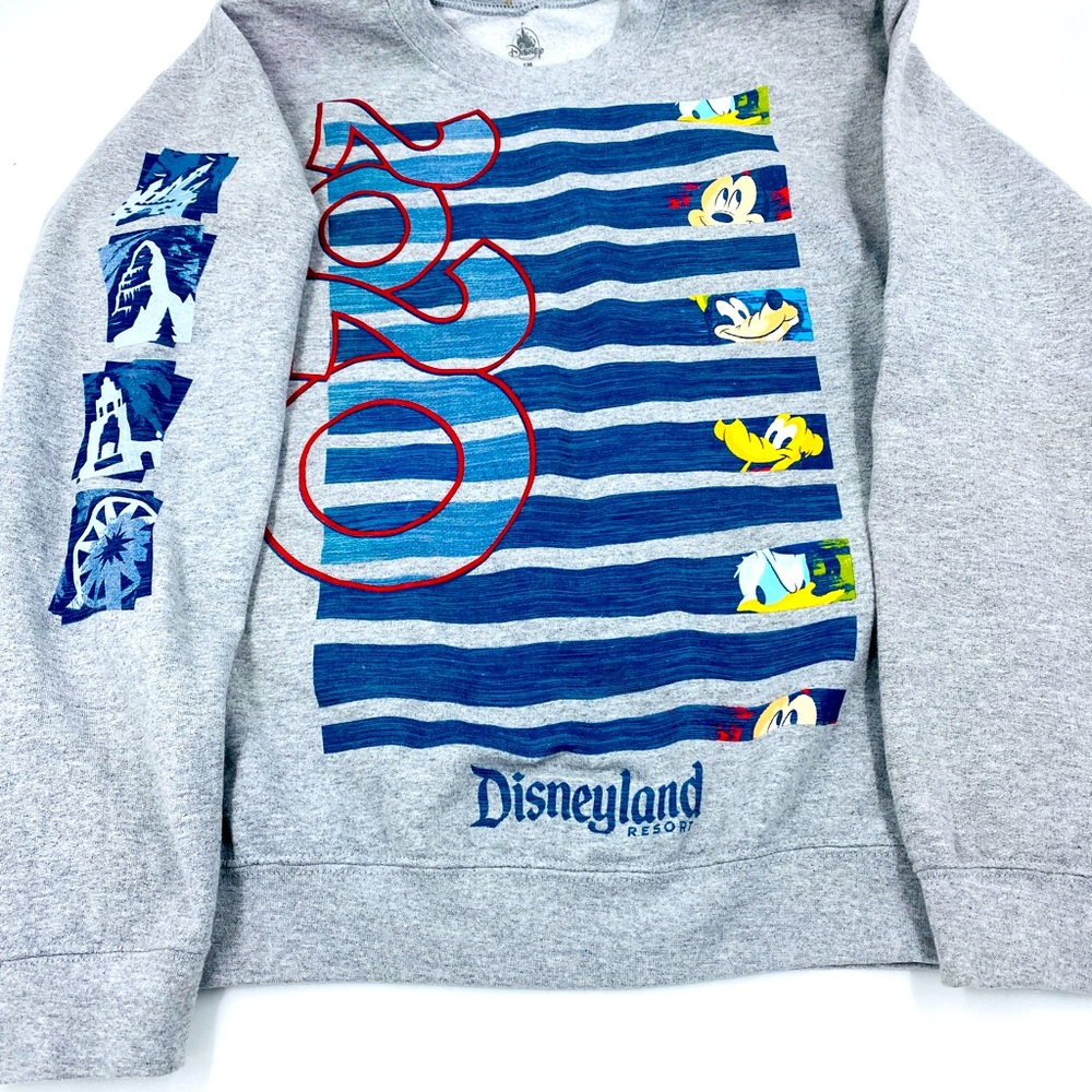 Disney Parks Disneyland 2020 Mickey Minnie Pullover Crewneck Sweatshirt S Unisex